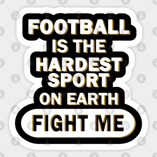 American Football Quarterback Men Boys Sticker by FindYourFavouriteDesign